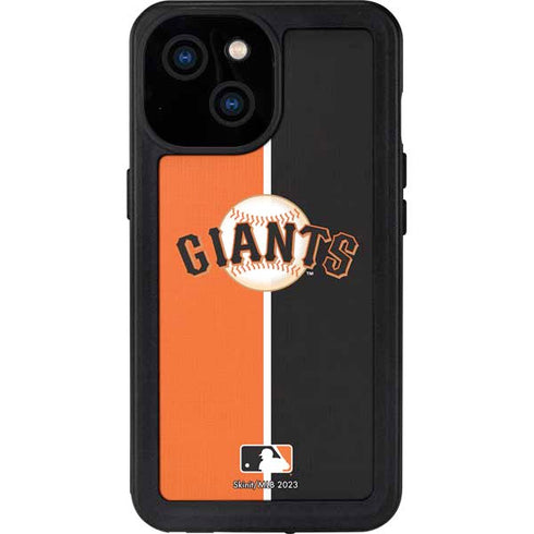 MLB San Francisco Giants Split iPhone 15 Waterproof Case