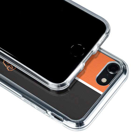 MLB San Francisco Giants Split iPhone SE (2nd & 3rd Gen) Clear Case
