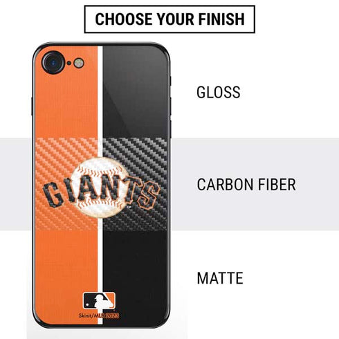 MLB San Francisco Giants Split iPhone SE (2nd & 3rd Gen) Skin