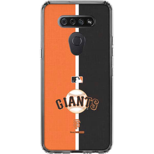 MLB San Francisco Giants Split LG K51/Q51 Clear Case