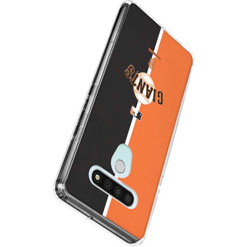 MLB San Francisco Giants Split LG Stylo 6 Clear Case