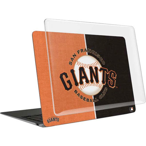 MLB San Francisco Giants Split MacBook Air 13in (2020) Case plus Skin
