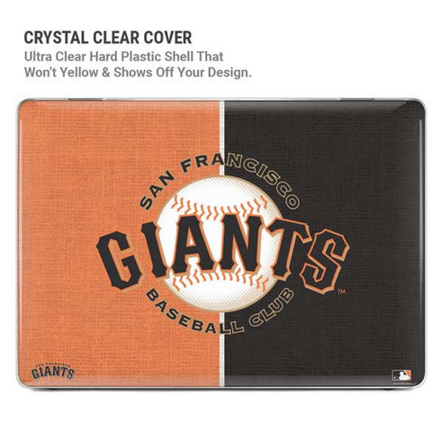 MLB San Francisco Giants Split MacBook Air 13in M1 (2021) Case plus Skin