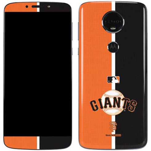 MLB San Francisco Giants Split Moto E5 Plus Skin
