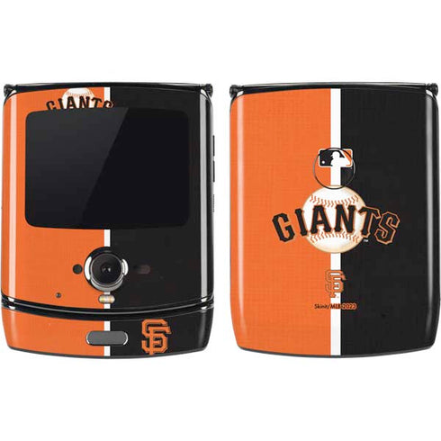 MLB San Francisco Giants Split Motorola RAZR Skin