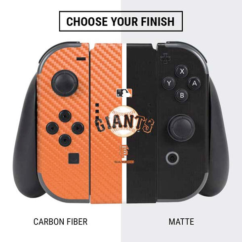 MLB San Francisco Giants Split Nintendo Switch Bundle Skin