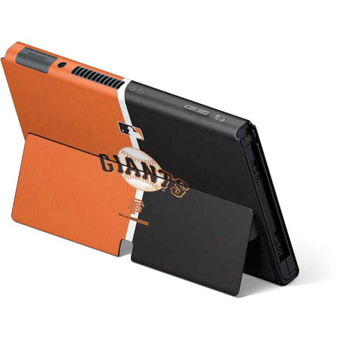MLB San Francisco Giants Split Nintendo Switch OLED (2021) Skin