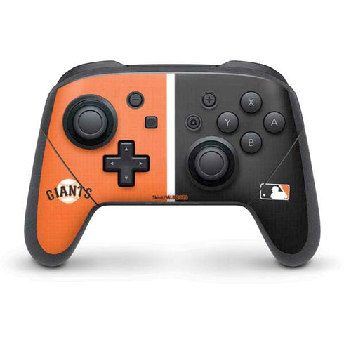 MLB San Francisco Giants Split Nintendo Switch Pro Controller Skin