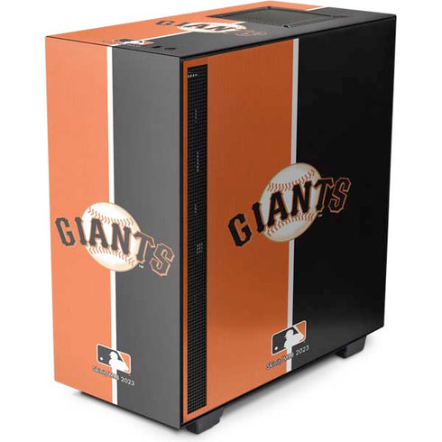 MLB San Francisco Giants Split NZXT H510 Compact ATX Mid-Tower Case Skin
