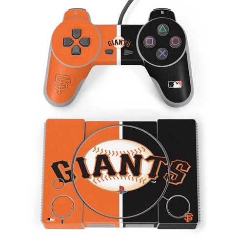 MLB San Francisco Giants Split PlayStation Classic Bundle Skin