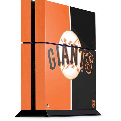 MLB San Francisco Giants Split PS4 Console Skin
