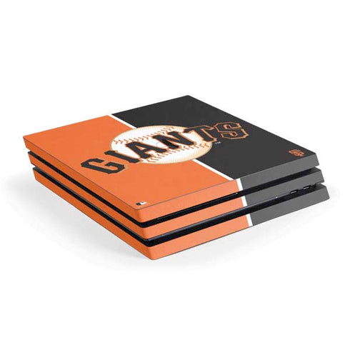 MLB San Francisco Giants Split PS4 Pro Console Skin