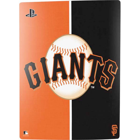 MLB San Francisco Giants Split PS5 Console Skin