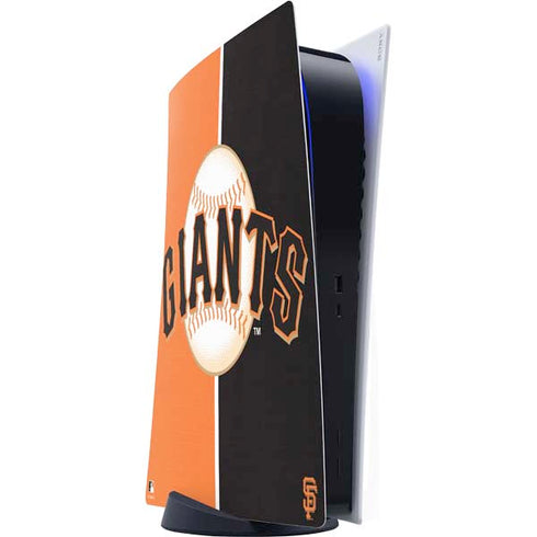 MLB San Francisco Giants Split PS5 Digital Edition Console Skin