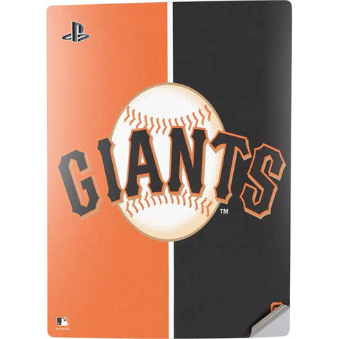 MLB San Francisco Giants Split PS5 Digital Edition Console Skin