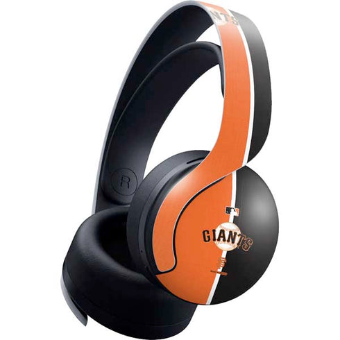 MLB San Francisco Giants Split PULSE 3D Wireless Headset for PS5 Skin