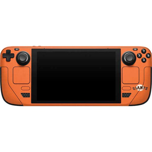 MLB San Francisco Giants Split Steam Deck Handheld Gaming Computer Skin