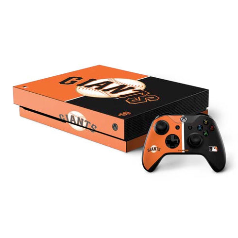 MLB San Francisco Giants Split Xbox One X Bundle Skin