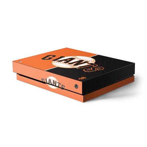 MLB San Francisco Giants Split Xbox One X Console Skin