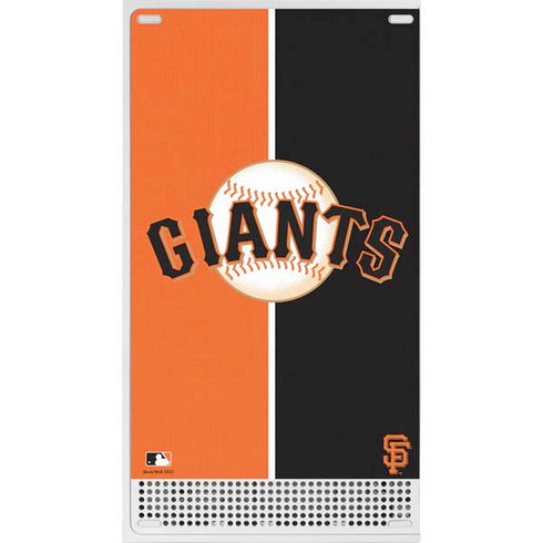 MLB San Francisco Giants Split Xbox Series S Console Skin
