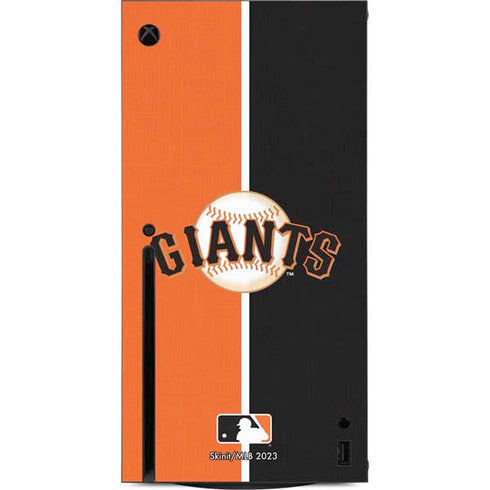 MLB San Francisco Giants Split Xbox Series X Console Skin