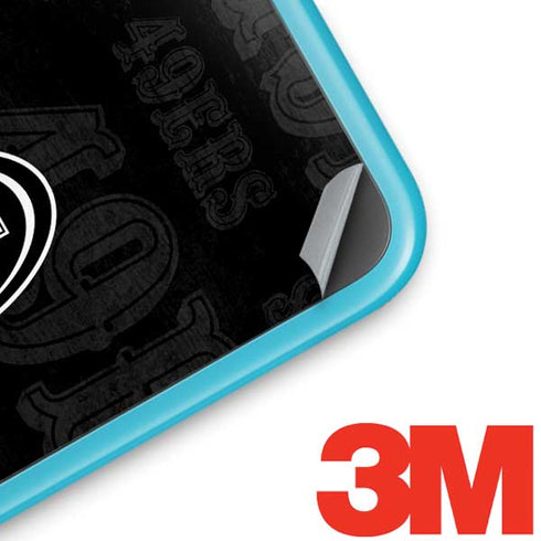 NFL San Franciso 49ers Black & White Nintendo 2DS XL (2017) Skin