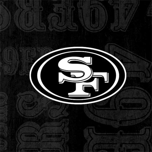 NFL San Franciso 49ers Black & White Nintendo 2DS XL (2017) Skin