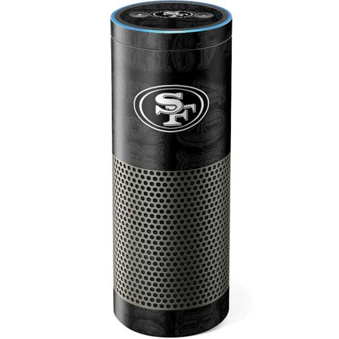 NFL San Franciso 49ers Black & White Amazon Echo Skin