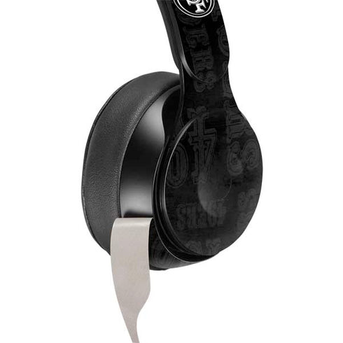 NFL San Franciso 49ers Black & White Beats Solo Pro Skin