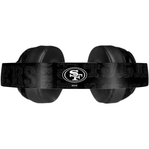 NFL San Franciso 49ers Black & White Beats Solo Pro Skin
