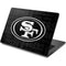 NFL San Franciso 49ers Black & White Dell Chromebook Skin