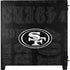 NFL San Franciso 49ers Black & White Corsair 4000D Tempered Glass Mid-Tower ATX Case Skin