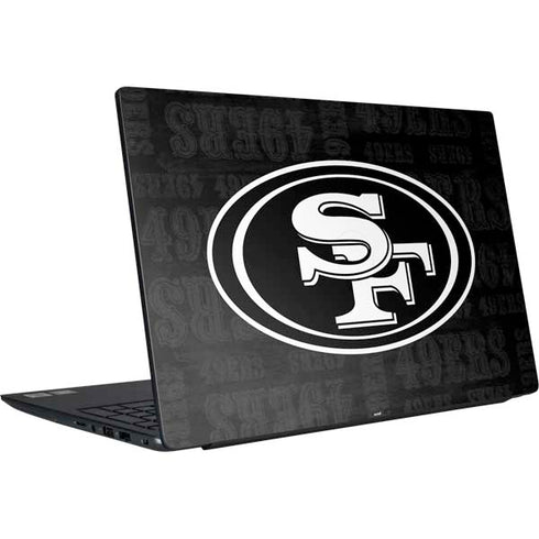 NFL San Franciso 49ers Black & White Dell Vostro Skin