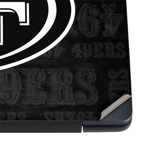 NFL San Franciso 49ers Black & White Dell Vostro Skin