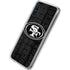NFL San Franciso 49ers Black & White Galaxy A10e Clear Case