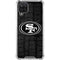 NFL San Franciso 49ers Black & White Galaxy A12 Clear Case