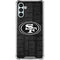 NFL San Franciso 49ers Black & White Galaxy A13 5G Clear Case