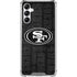 NFL San Franciso 49ers Black & White Galaxy A14 5G Clear Case
