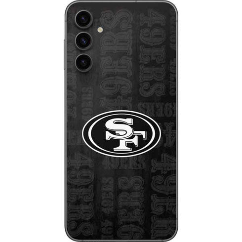 NFL San Franciso 49ers Black & White Galaxy A14 5G Skin