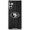 NFL San Franciso 49ers Black & White Galaxy A15 5G Clear Case
