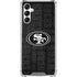 NFL San Franciso 49ers Black & White Galaxy A15 5G Clear Case