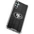 NFL San Franciso 49ers Black & White Galaxy A15 5G Clear Case