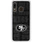NFL San Franciso 49ers Black & White Galaxy A20 Clear Case