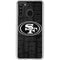 NFL San Franciso 49ers Black & White Galaxy A21 Clear Case