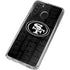 NFL San Franciso 49ers Black & White Galaxy A21 Clear Case