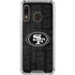 NFL San Franciso 49ers Black & White Galaxy A30 Clear Case