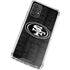 NFL San Franciso 49ers Black & White Galaxy A32 5G Clear Case