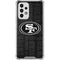 NFL San Franciso 49ers Black & White Galaxy A33 5G Clear Case