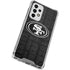 NFL San Franciso 49ers Black & White Galaxy A33 5G Clear Case