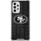 NFL San Franciso 49ers Black & White Galaxy A53 5G Clear Case
